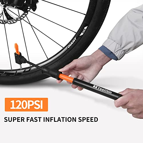 Mini Bike Pump for Road & Mountain Bikes