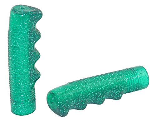 Alta Glitter Flake Lowrider Bicycle Sparkle Grips (Green)