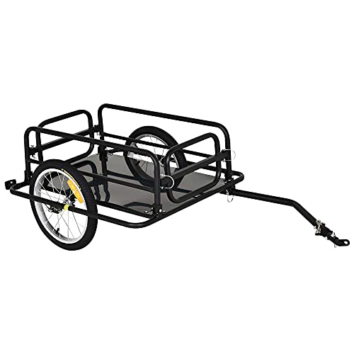 Heavy-Duty Bike Cargo Trailer with Hitch
