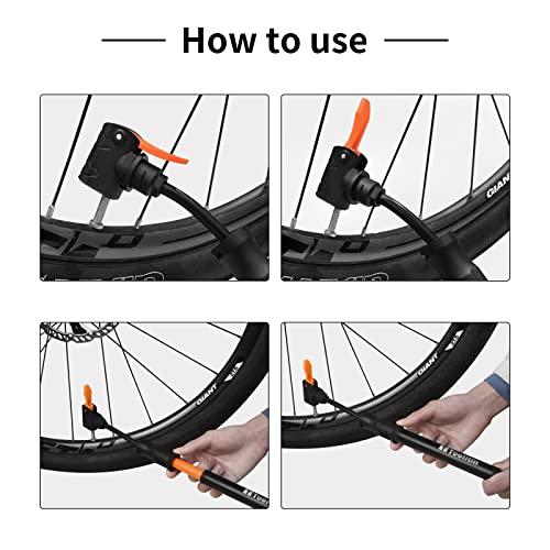 Mini Bike Pump for Road & Mountain Bikes