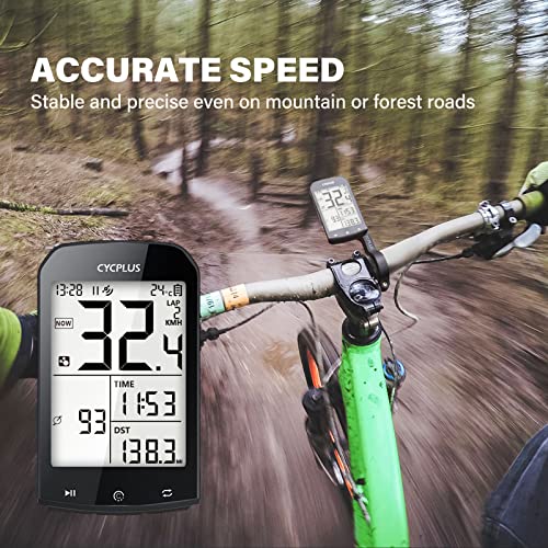 Waterproof GPS Cycling Computer with App Compatibility