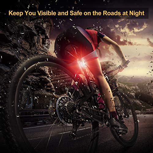 USB Rechargeable Rear Bike Lights 2-Pack