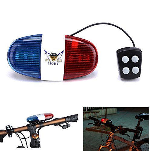 Cycling Police Siren and Light Combo