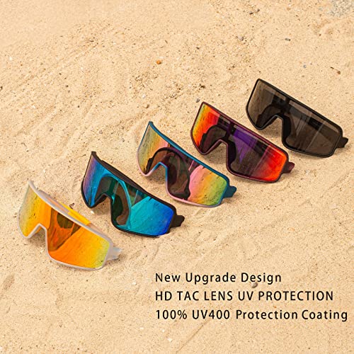 MAXJULI Cycling Sunglasses - UV400 Polarized Lens