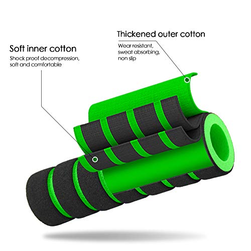 2 Pairs Bicycle Bike Foam Handlebar Cover Handle Bar Foam Grips Sponge Non-Slip Handle Grips for Bike Racing Bicycle Motorcycle