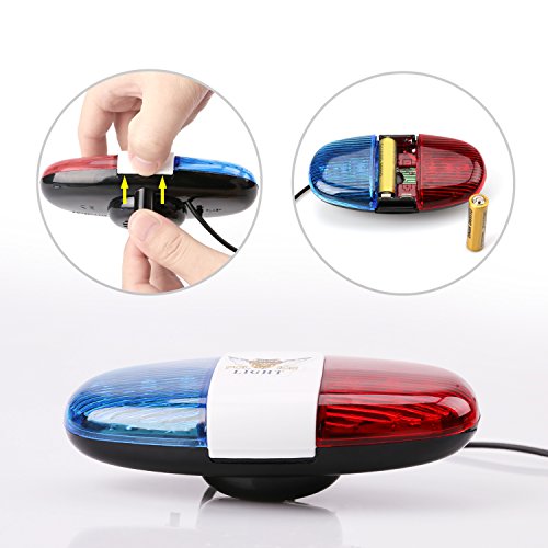 Cycling Police Siren and Light Combo