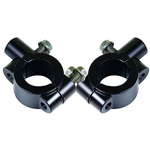 Vintage Stainless Steel Side Mirrors for Retro Bikes