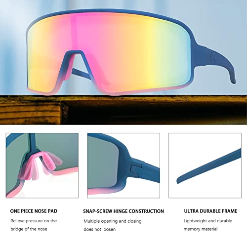 MAXJULI Cycling Sunglasses - UV400 Polarized Lens