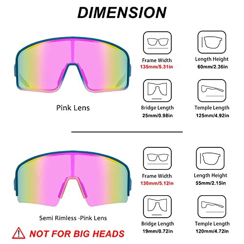 MAXJULI Cycling Sunglasses - UV400 Polarized Lens