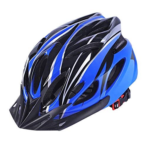 Blue-Black Eco-Friendly Bike Helmet for Adults