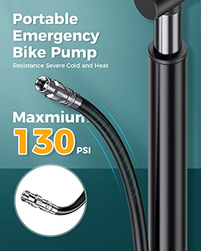 Sportneer Mini Floor Pump for Bikes & Balls