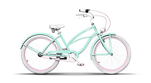 Women's Beach Cruiser Bike | Lightweight, 26-Inch | 3-Speed