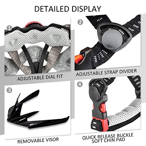 Blue-Black Eco-Friendly Bike Helmet for Adults