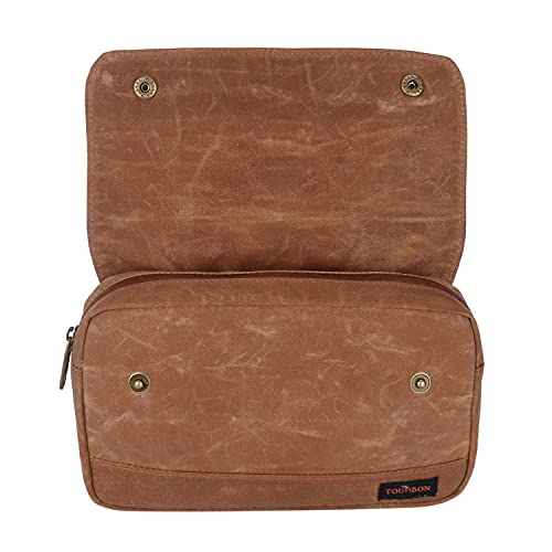 Canvas Bike Handlebar Bag with Multiple Compartments