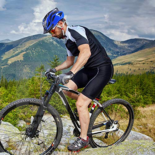 Blue-Black Eco-Friendly Bike Helmet for Adults