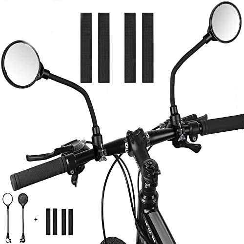 Adjustable Rear View Bike Mirrors (2-pack)