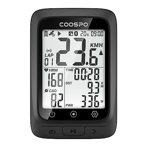 Wireless Bike Computer with GPS & Bluetooth