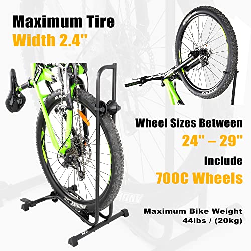Adjustable Bicycle Floor Parking Rack for Bikes