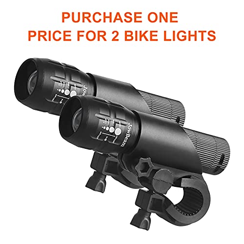 Bike Light Set: Adjustable Front & Rear LEDs