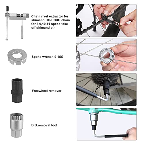 30 Piece Bike Repair Tool Kit by Swiss+Tech