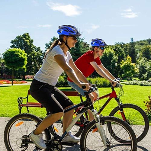 Blue-Black Eco-Friendly Bike Helmet for Adults