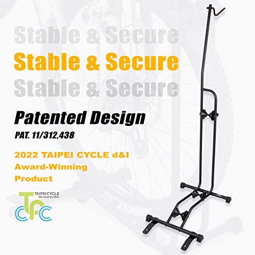 Adjustable Bicycle Floor Parking Rack for Bikes