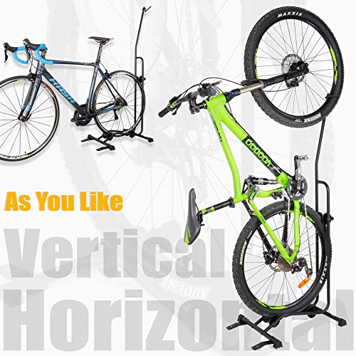 Adjustable Bicycle Floor Parking Rack for Bikes