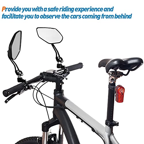 Bike Mirror Set with Bell and Phone Holder