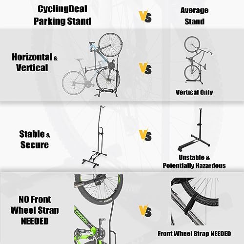 Adjustable Bicycle Floor Parking Rack for Bikes