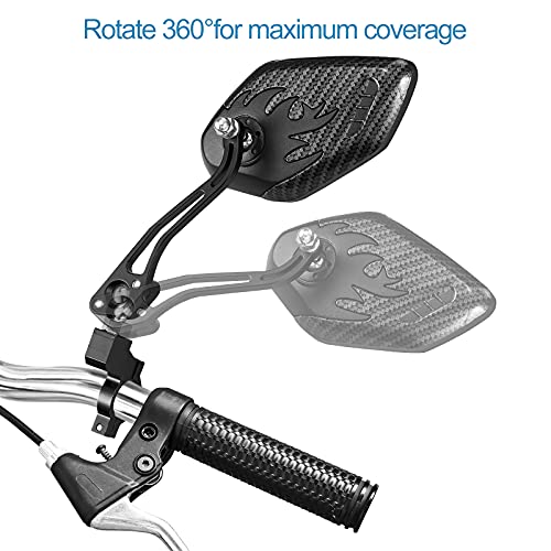 Bike Mirror Set with Bell and Phone Holder