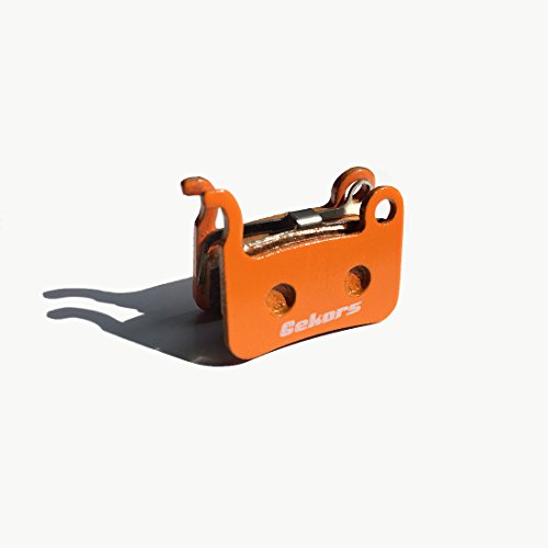 Gekors Ceramic Bicycle Disc Brake Pads for Shimano XTR/Deore/XT/SLX/Hone/Alfine,1 Pair with a Spring