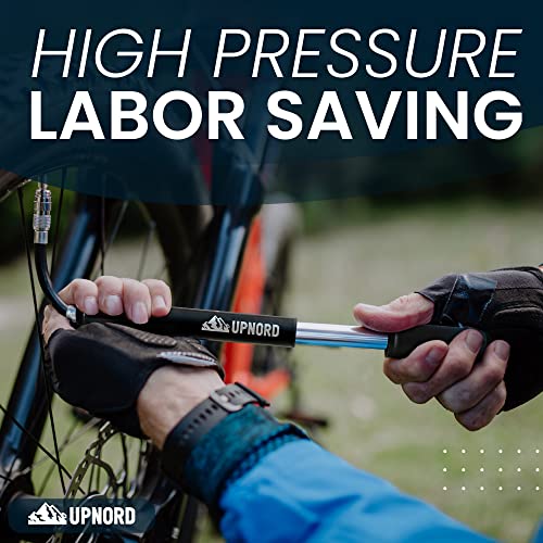 Portable Bike Pump with Valve Compatibility & High Pressure