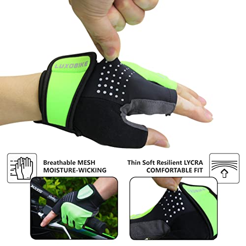 Men's Shock Absorbing Cycling Gloves by LuxoBike