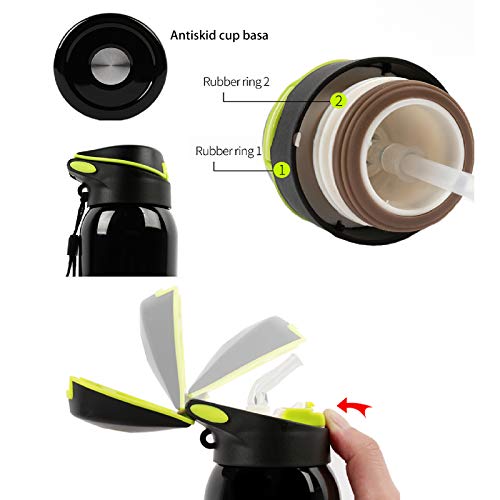 BlueDorado Insulated Bike Water Bottle, 18 Oz