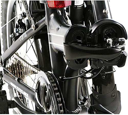ZiZZO Forte 7-Speed Folding Bike with Fenders and Rack