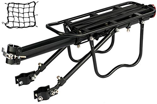 Adjustable Rear Bike Rack - 115lbs Capacity