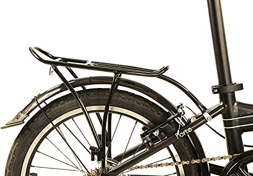 ZiZZO Forte 7-Speed Folding Bike with Fenders and Rack