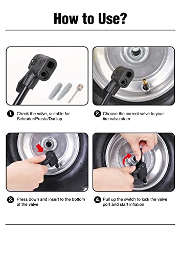 Portable High-Pressure Bike Air Pump