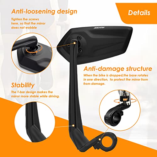 Adjustable 360° Bike Rear View Mirror