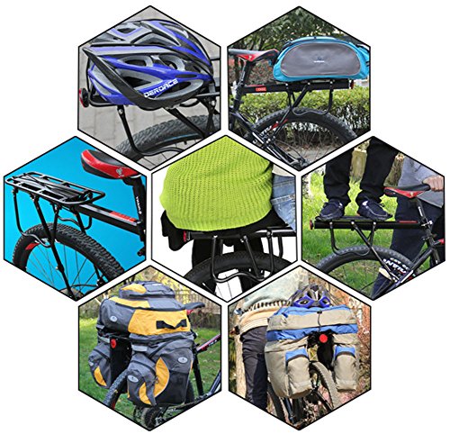 Adjustable Rear Bike Rack - 115lbs Capacity