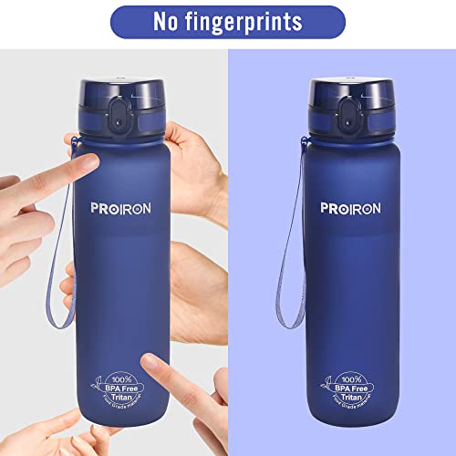 PROIRON 32OZ Workout Water Bottle with Protein Shaker