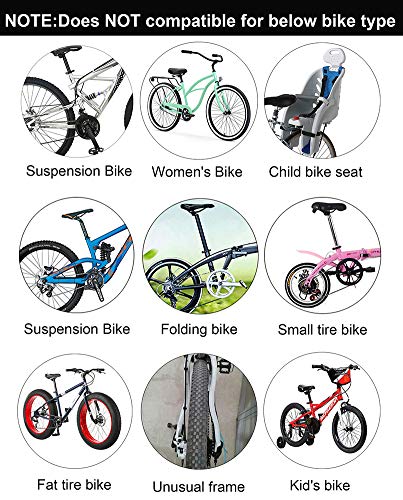 Adjustable Rear Bike Rack - 115lbs Capacity