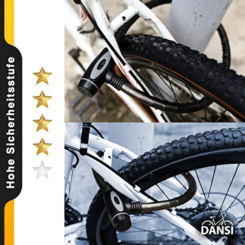 Secure Heavy-Duty Bike Lock with 2 Keys