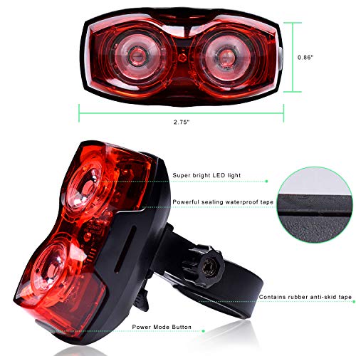 Odahis Super Bright Bike Taillights, Waterproof