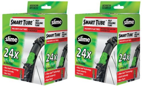 Slime Smart Tube Schrader Valve Bicycle Tube (24" X 1.75 to 2.125) (2)