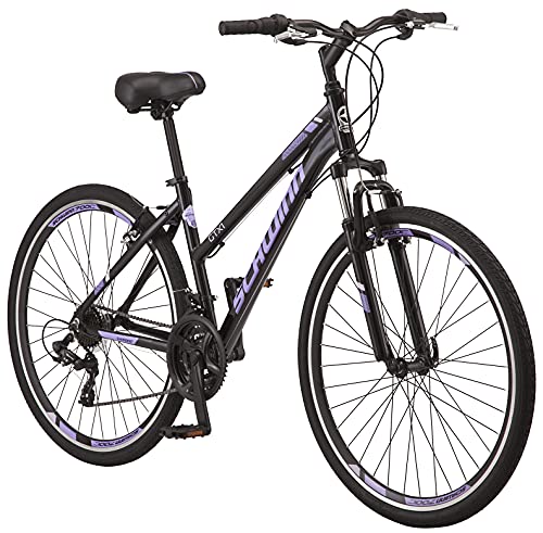 Schwinn Comfort Adult Hybrid Bike, 21-Speed, Black