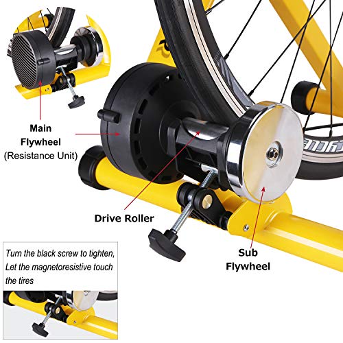 Indoor Bike Trainer with Magnetic Resistance