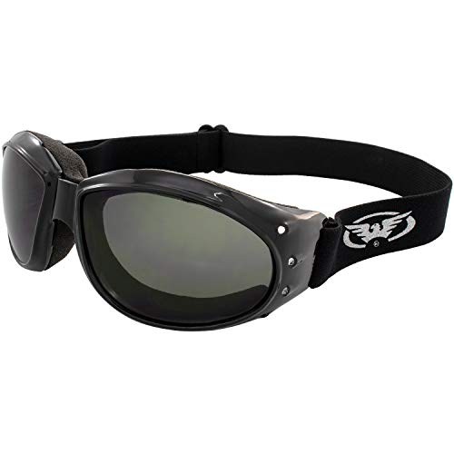 Padded Riding Goggles for Cyclists (Black)
