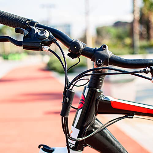 Electric Bike Horn, 120 dB Bicycle Bell for Mountain and Road Bikes Scooters Handlebar, Waterproof Cycling Bell, Battery Powered