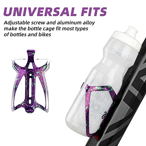 ROCKBROS Bike Water Bottle Holder 2-Pack Aluminum Cage